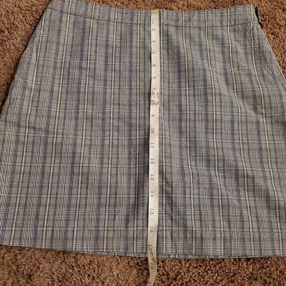 Cutter& Buck gray plaid skort 6 - Picture 8 of 10
